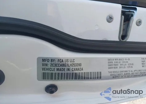 2020 Chrysler 300 300S из США, поврежденный, VIN 2C3CCABG7LH253390